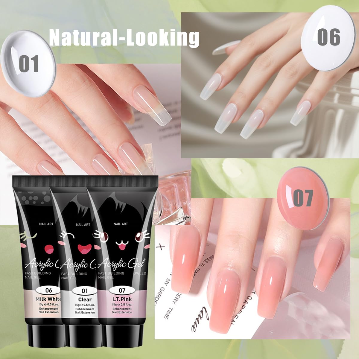 Kit Unghii Gel pentru Manichiură DIY