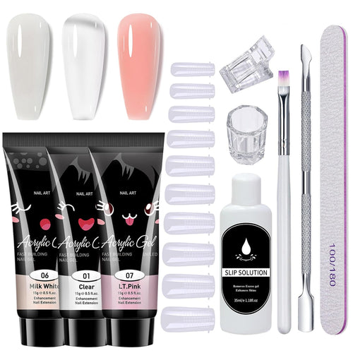 Kit Unghii Gel pentru Manichiură DIY