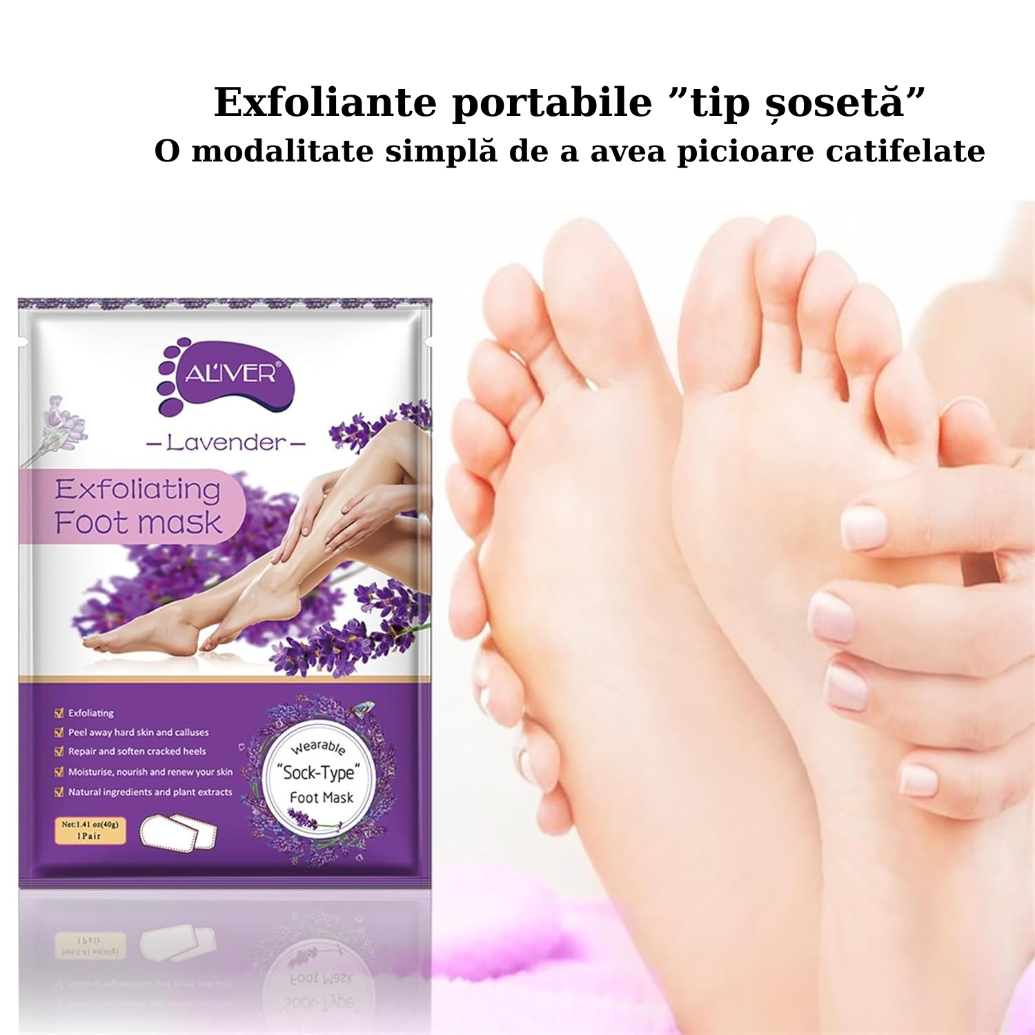 Măști Exfoliante pentru Picioare